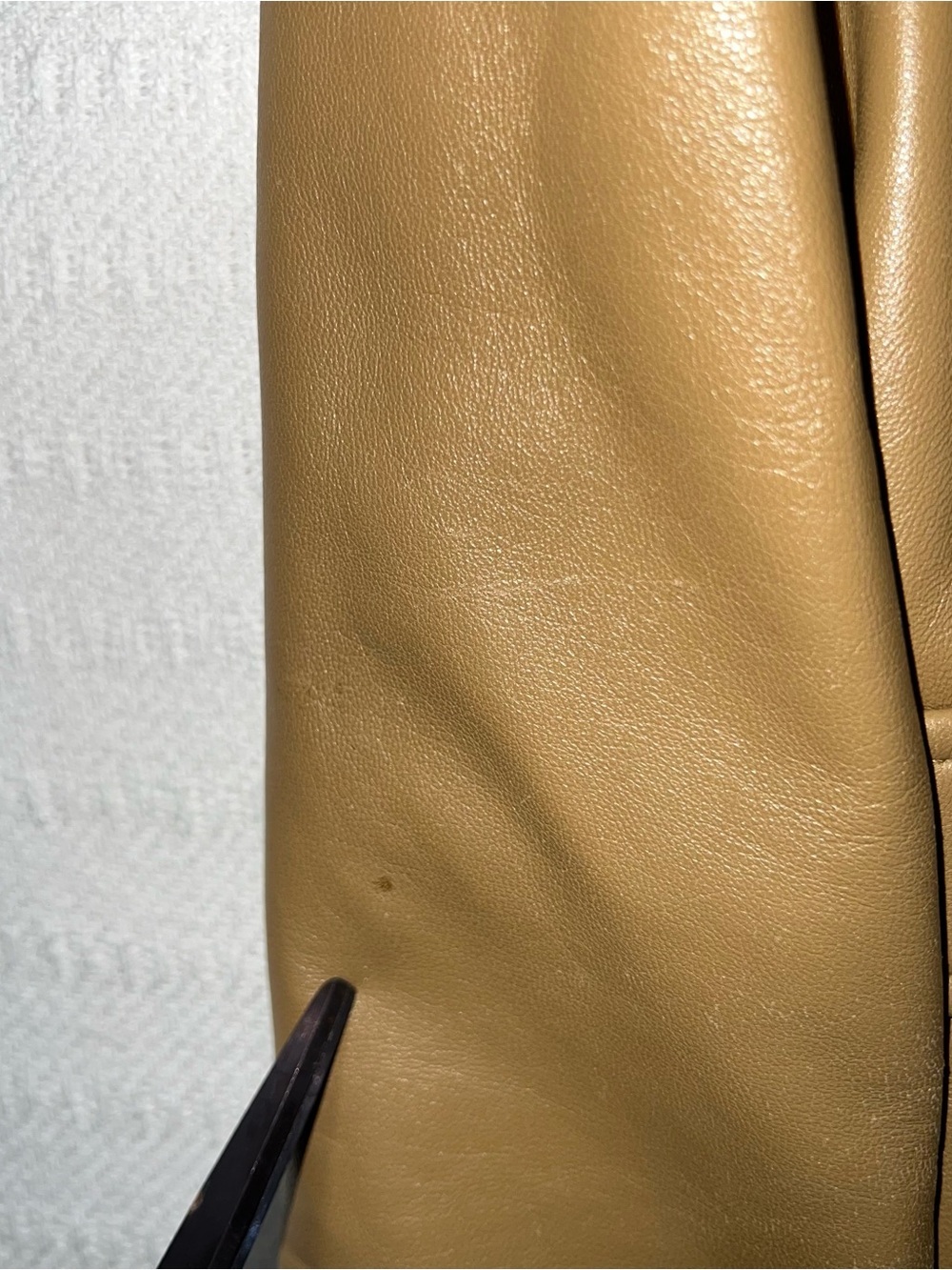 Kenneth Cole Reaction Womens Genuine Leather Moto Jacket Size M Soft Comfortable - Picture 10 of 11